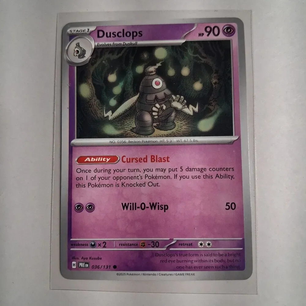 Dusclops 036/131 Sv: Prismatic Evolutions Regular